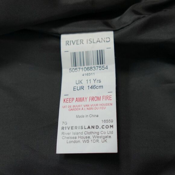 Girls Biker Jacket Medium 11 yrs Brown Vegan Suede Motorcycle Retro 80s - Picture 11 of 15